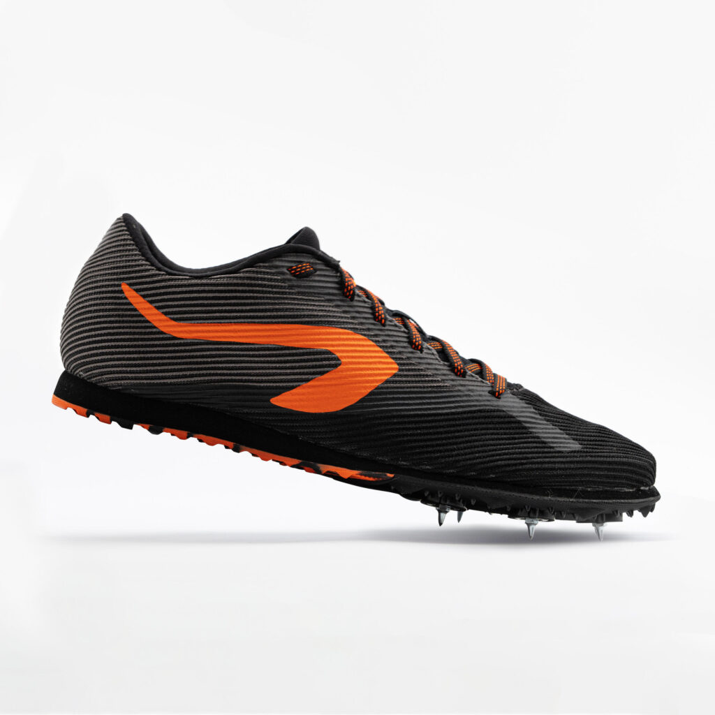 Zapatillas de Clavos para Principiantes 1 zapatillas de clavos de atletismo para cross at cross negro y naranja 2